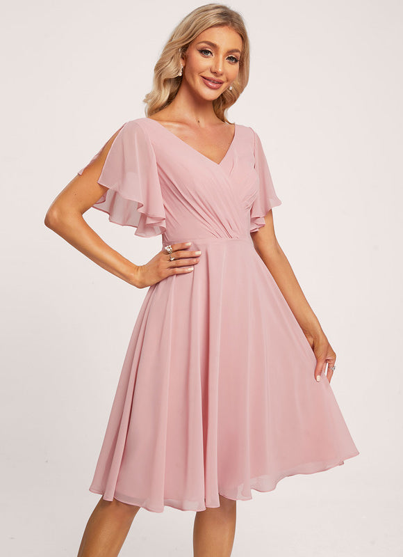 Robe Chic Chiffon Poudré - gallery 1