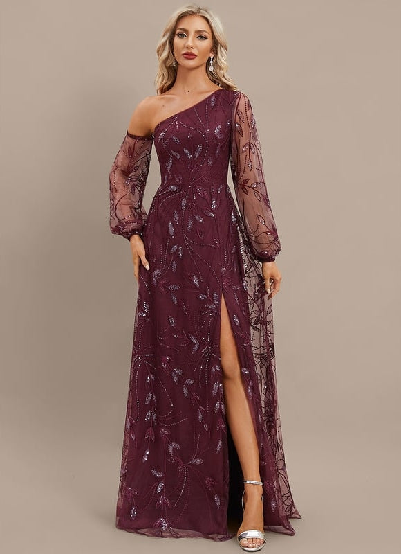 Robe Chic Étoilée Bordeaux