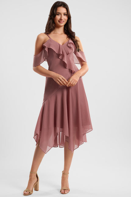 Robe Chic Fluide À Nouer