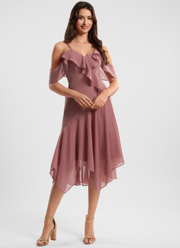 Robe Chic Fluide À Nouer