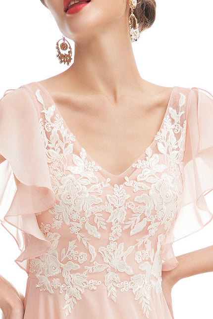 Robe Chic Flottante Pêche - gallery 4