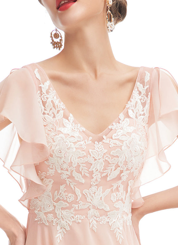 Robe Chic Flottante Pêche - gallery 4