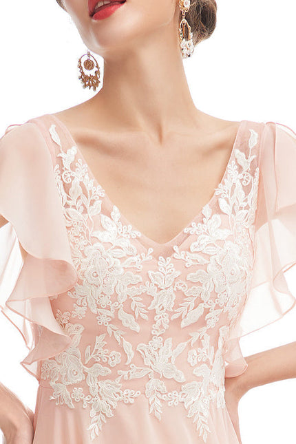 Robe Chic Flottante Pêche - gallery 4