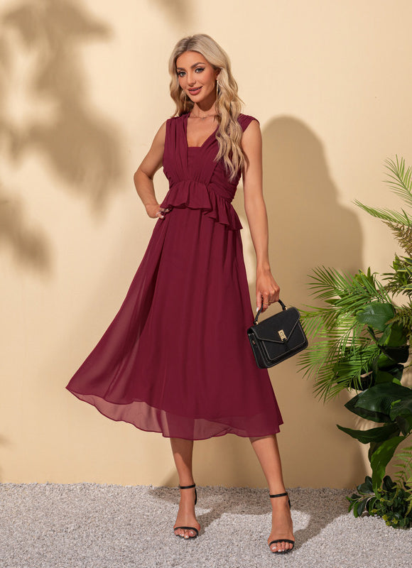 Robe Chic Noire Ajourée - gallery 3
