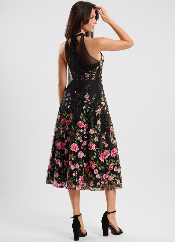 Robe Chic Cocktail Florale - gallery 3