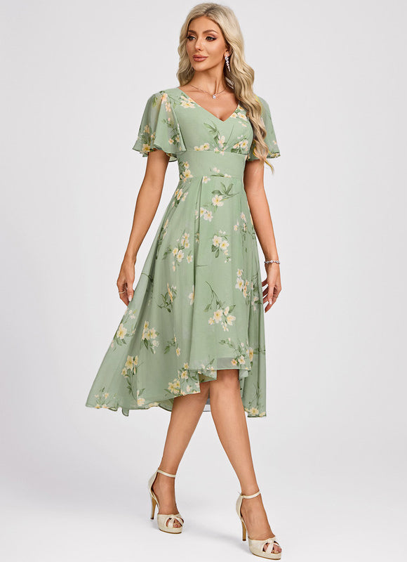 Robe Chic Fluide Bleu Nuit - gallery 1