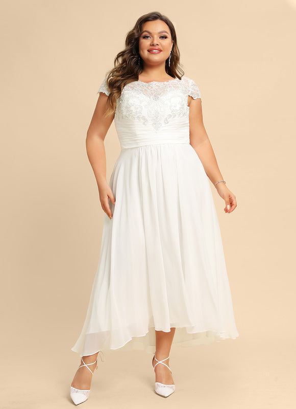 Robe En Lin Blanc Chic - gallery 5