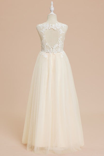 Robe Chic Enfant Écrue - gallery 2