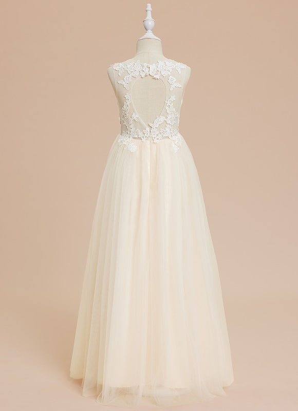 Robe Chic Enfant Écrue - gallery 2