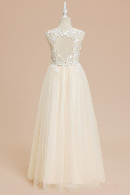 Robe Chic Enfant Écrue - gallery 2