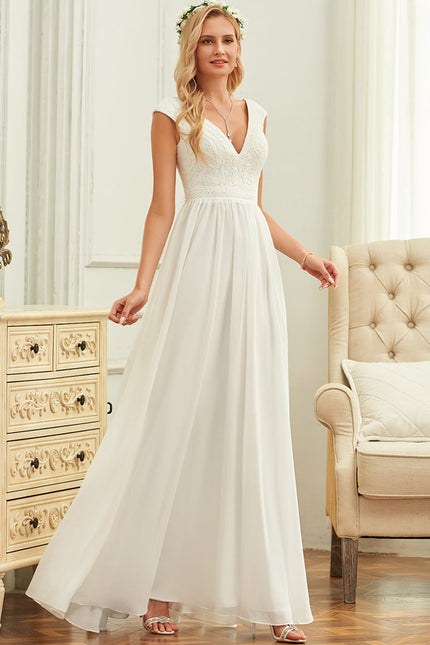 Robe Blanche Plage Chic - gallery 3