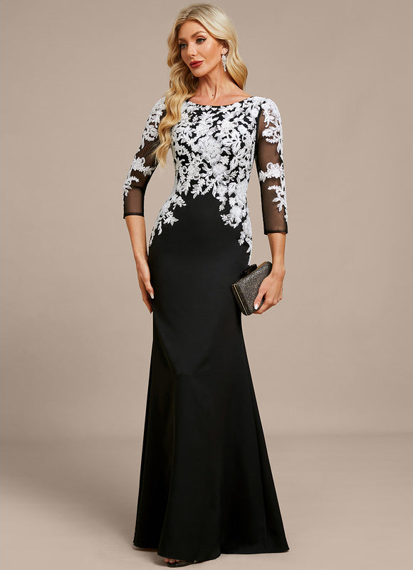 Robe Blanche Et Noire Chic - gallery 4