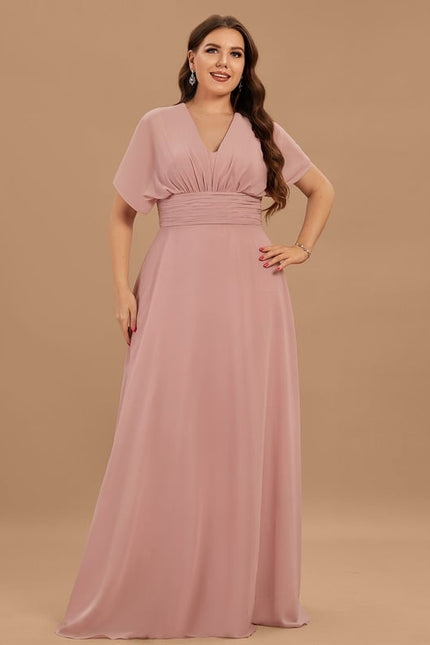 Robe Chic Élégance Rosée Éthérée - gallery 9