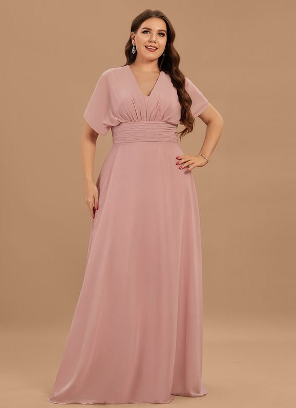 Robe Chic Élégance Rosée Éthérée - gallery 9