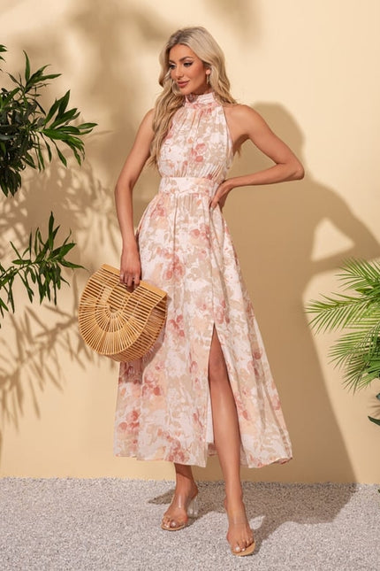 Robe Chic Halter Évasée
