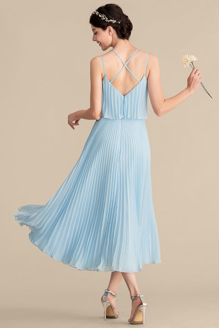 Robe Chic Plissée Sombre - gallery 3