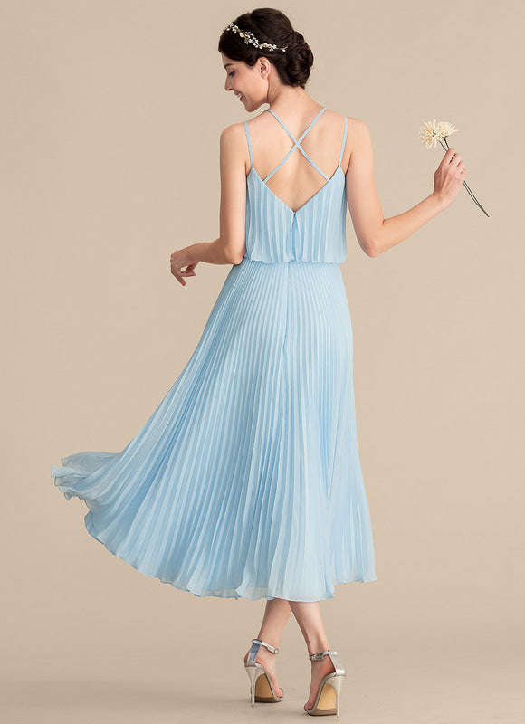 Robe Chic Plissée Sombre - gallery 3