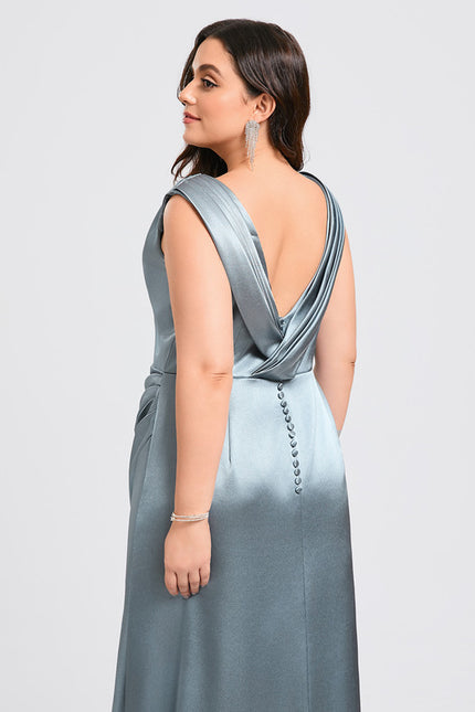 Robe En Soie Chic Longue Mariage - gallery 7