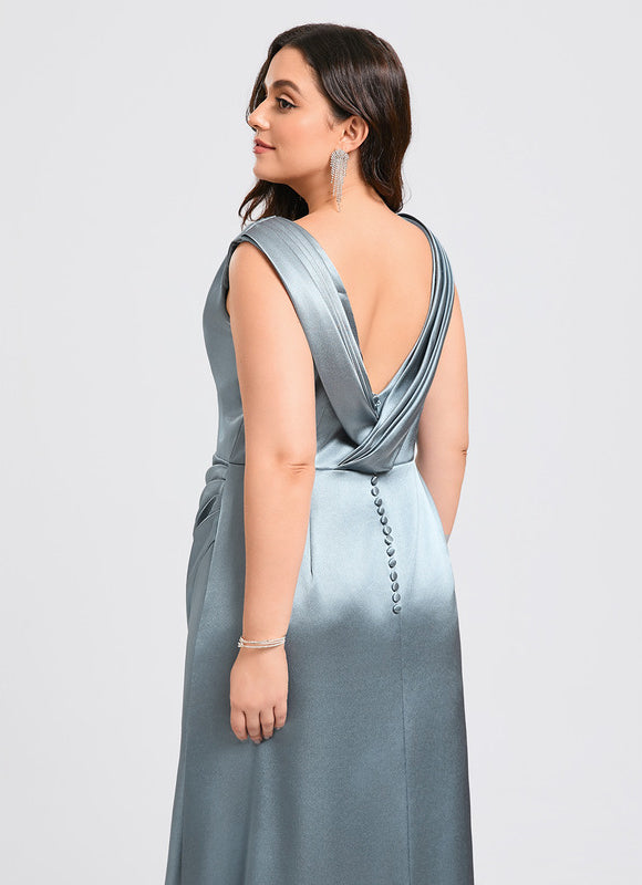 Robe En Soie Chic Longue Mariage - gallery 7
