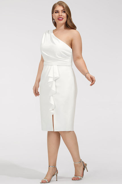 Robe Chic Verte Asymétrique - gallery 8