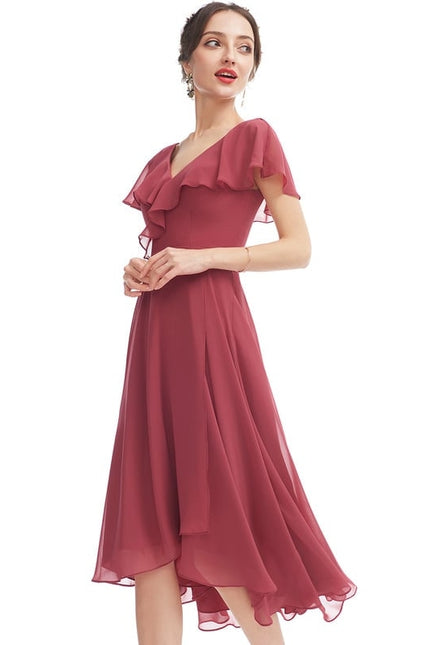 Robe Chic Fluide Bleu Nuit - gallery 1