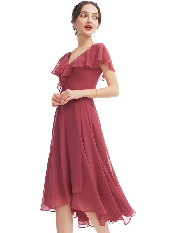 Robe Chic Fluide Bleu Nuit - gallery 1