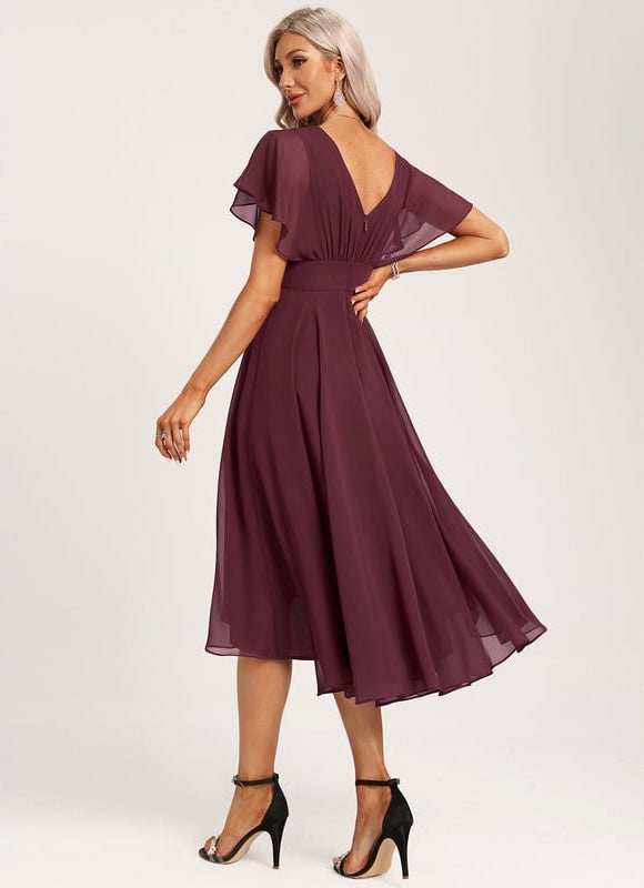 Robe Chic Élégance Émeraude Flottante - gallery 3