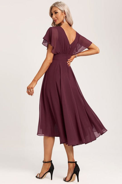 Robe Chic Élégance Émeraude Flottante - gallery 3