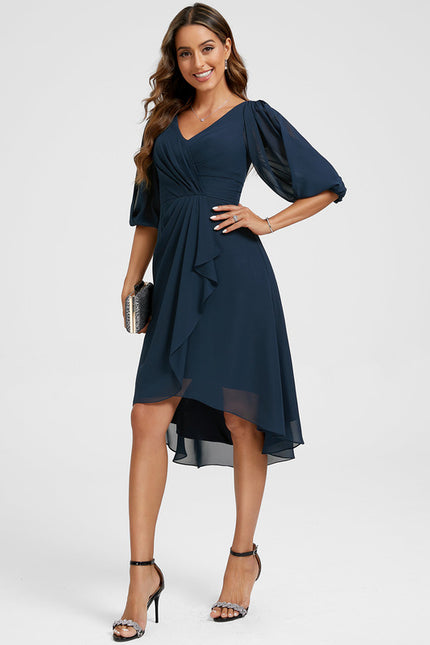 Robe Chic Asymétrique Vaporeuse - gallery 2