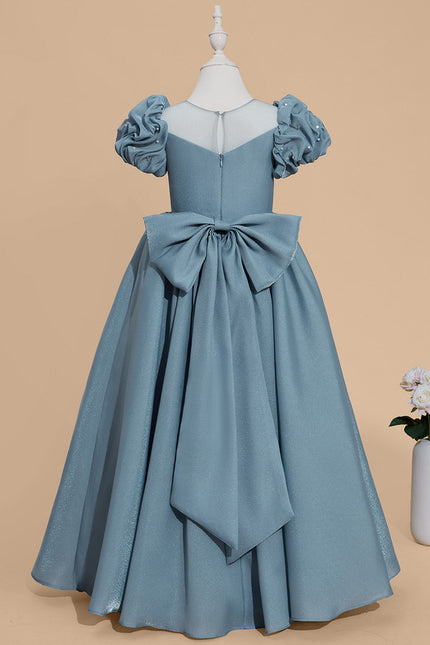 Robe Chic Bleu Doux Élégant - gallery 4