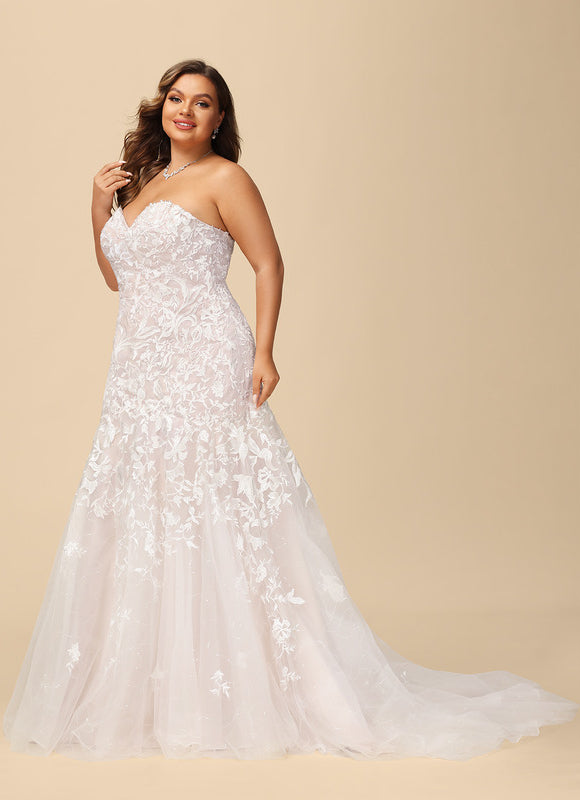Robe Chic Blanche Sirène Col Cœur - gallery 7