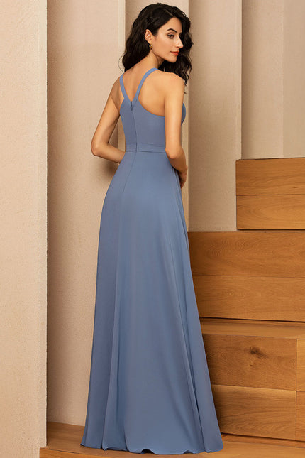 Robe Chic Satinée Beige - gallery 3