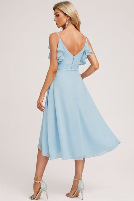 Robe Chic Fluide Bleu Nuit - gallery 1