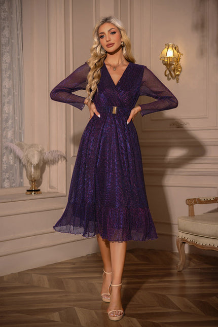 Robe Chic Tulle Rose Midi - gallery 2