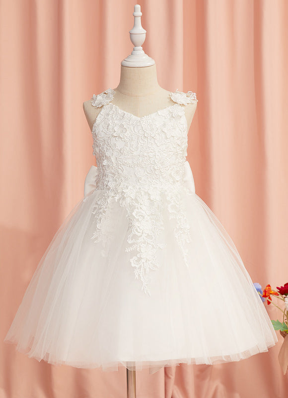 Robe Chic Enfantine Florale Tulle