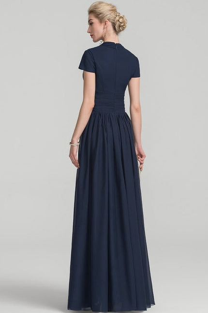 Robe Chic Longue Verte Fluide - gallery 3