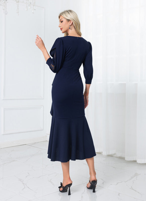 Robe Chic Sirène Asymétrique - gallery 2