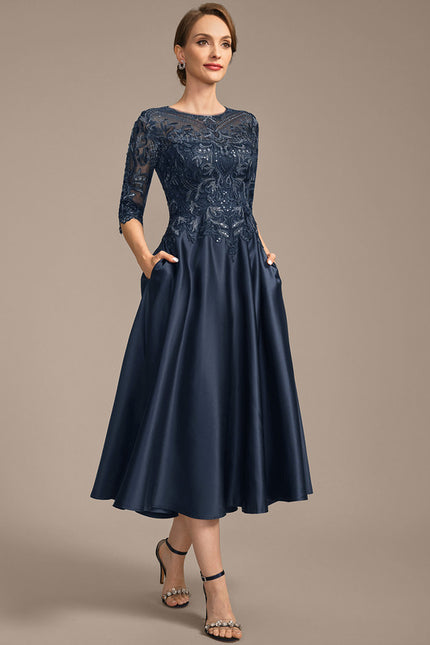 Robe Chic Satin Somptueux - gallery 5