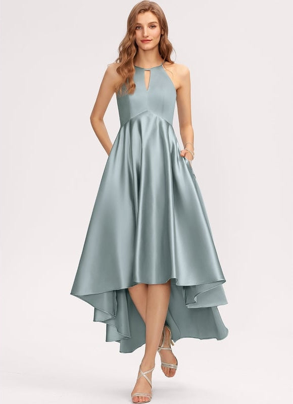Robe Chic Satinée Lune Céleste - gallery 2