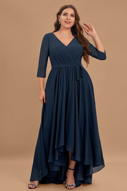 Robe Chic Drapé Azur Sublime - gallery 9