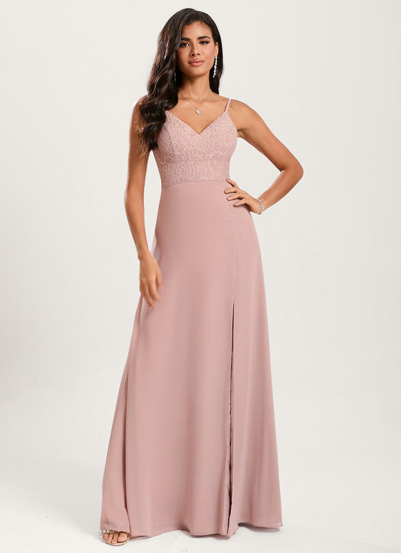 Robe Chic Élégance Rosée - gallery 1