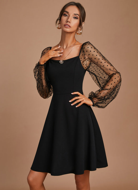 Robe Chic Chic Noir Étoilé - gallery 1