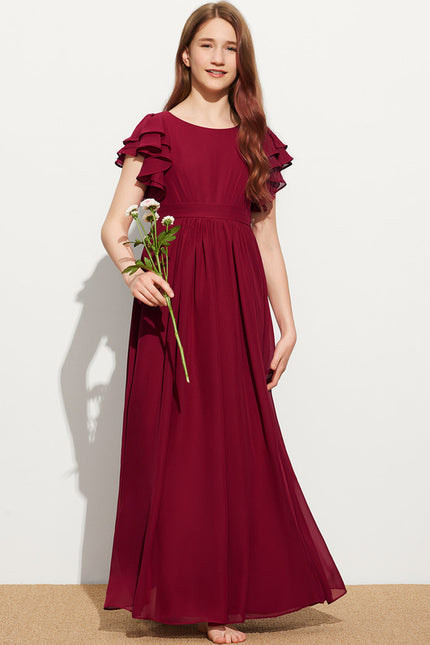 Robe Chic Mousseline Prune - gallery 1