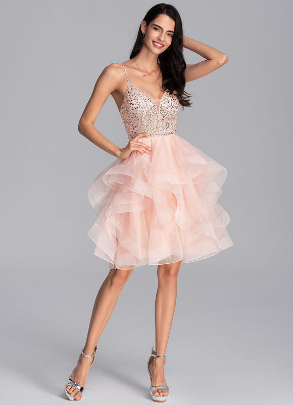 Robe Chic De Bal En Tulle - gallery 3