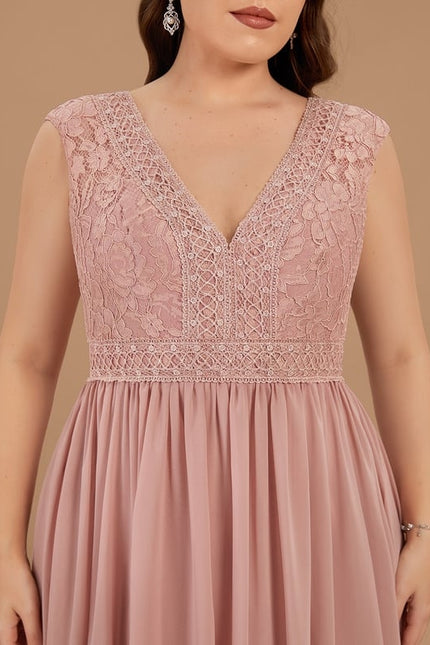 Robe Chic Élégance Rosée - gallery 7
