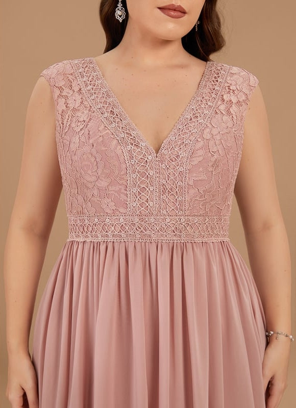 Robe Chic Élégance Rosée - gallery 7