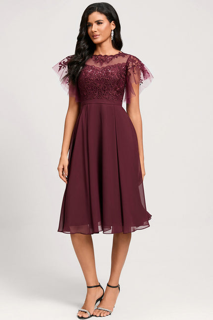 Robe Chic Bourgogne Enchantée - gallery 2