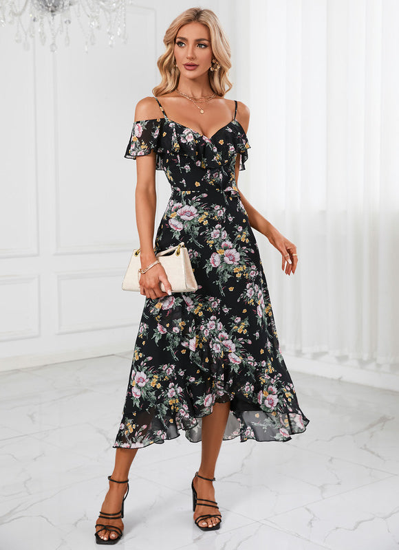 Robe Chic Botanique Éthérée