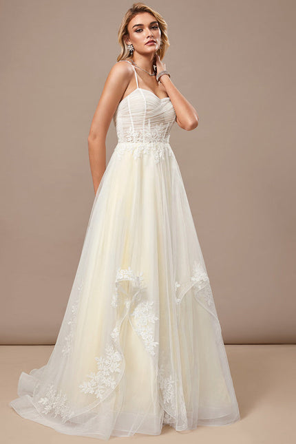 Robe Chic Tulle Ivoire - gallery 4