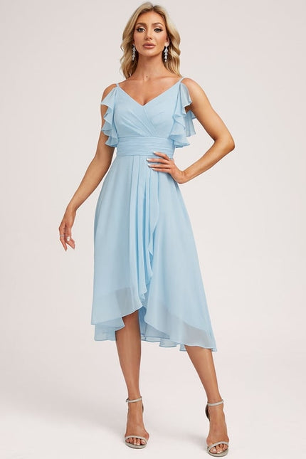Robe Chic Fluide Bleu Nuit - gallery 2